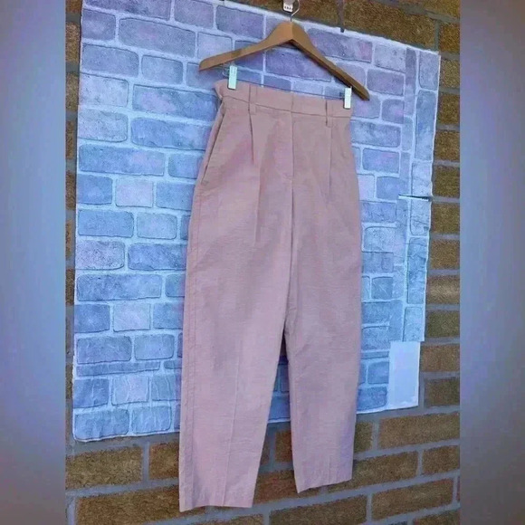 BRUNELLO CUCINELLI High-rise cotton cropped pants size 2 - Picture 2 of 16